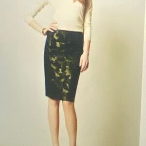 Maeve Camouflage Pencil Skirt Size 4